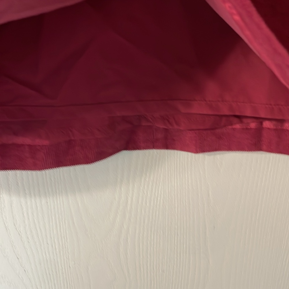 NWT Mercantile J.Crew Maroon Corduroy Mini Skirt with Gold Zipper Size 8 - Picture 5 of 6